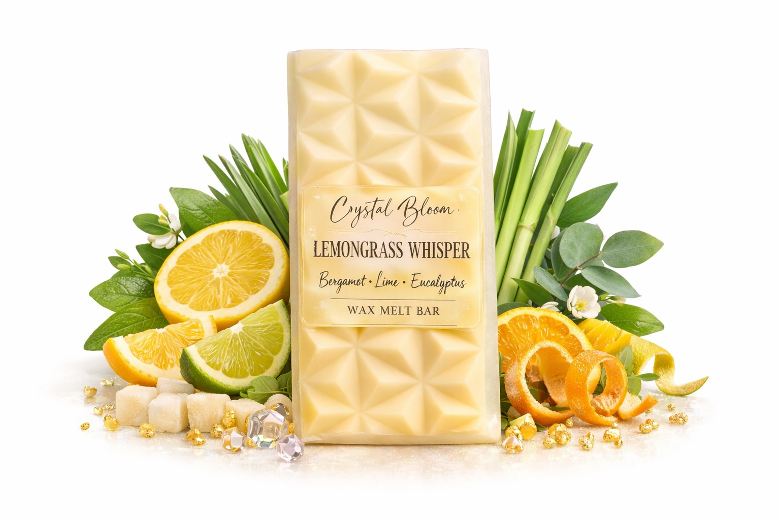 Lemongrass Whisper Wax Melt Bar